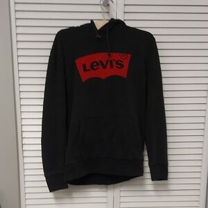 Levi's Black and Red Sweatshirt Hoodie Casual Wear